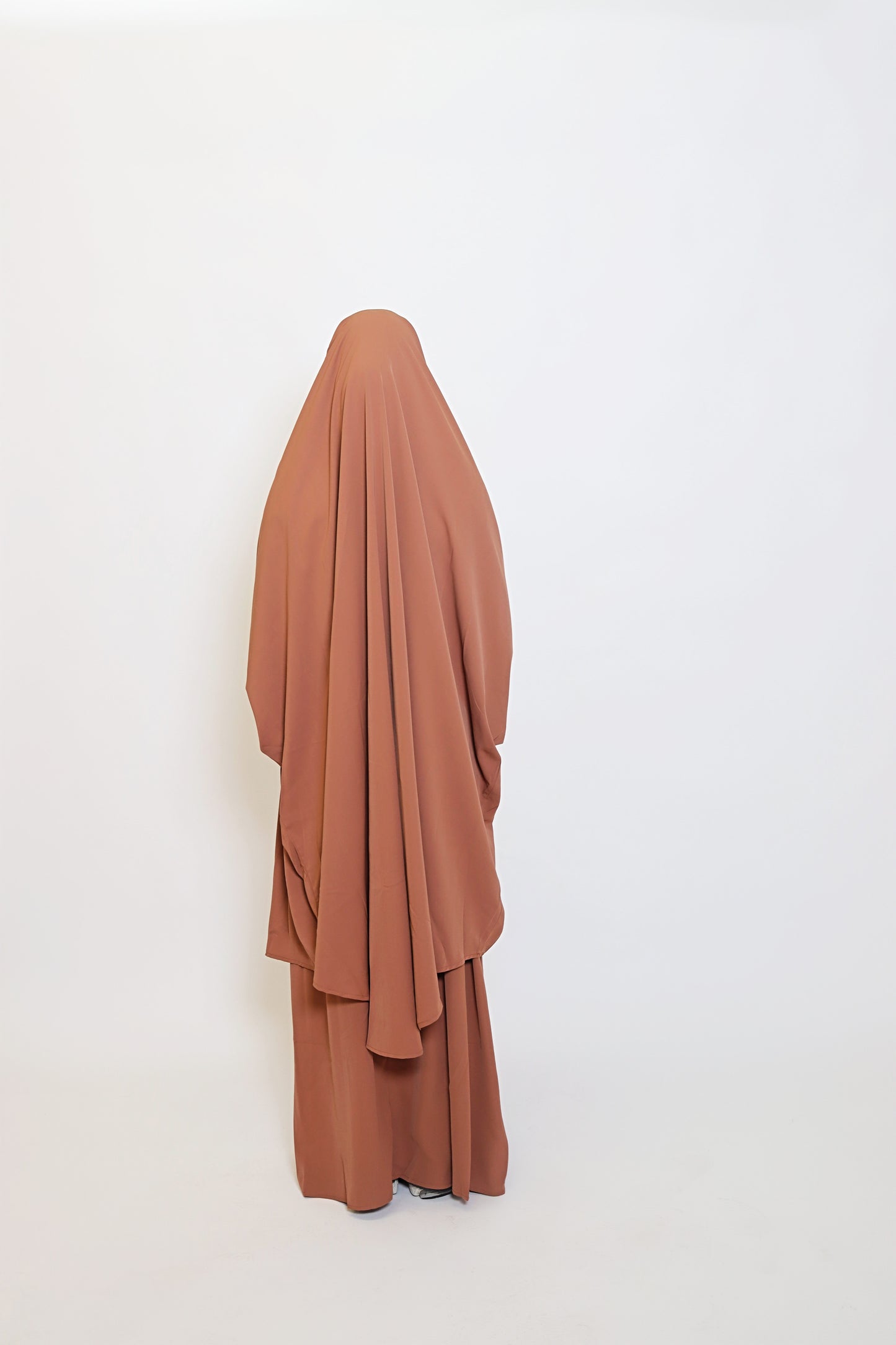 Basit Jilbab - Chestnut