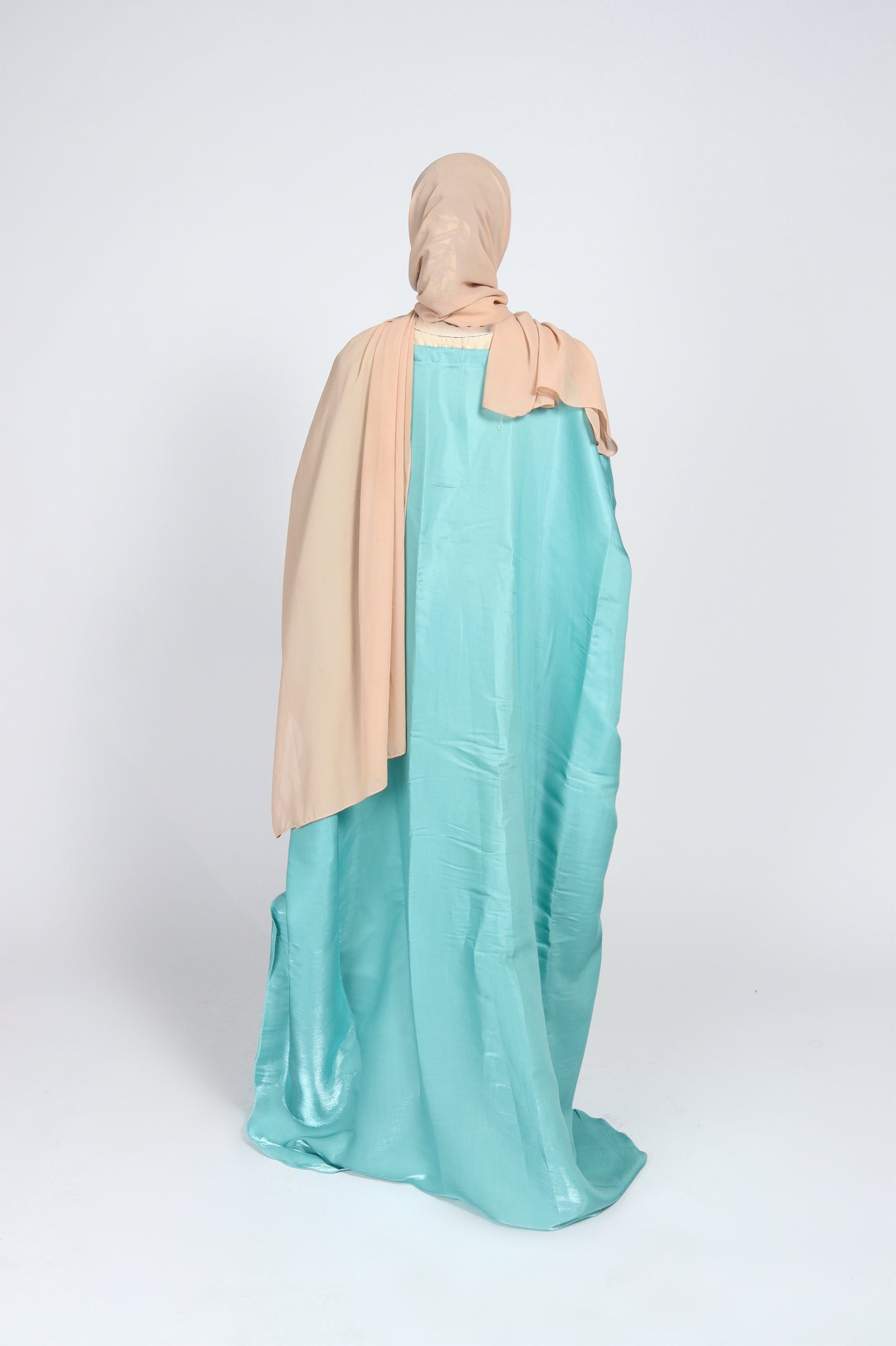 Aniq Abaya - Green & Yellow