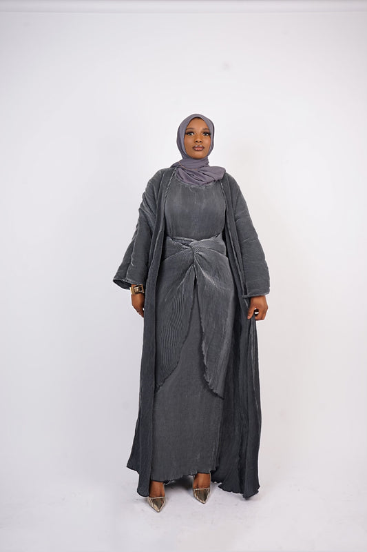 It Girl Abaya - Grey