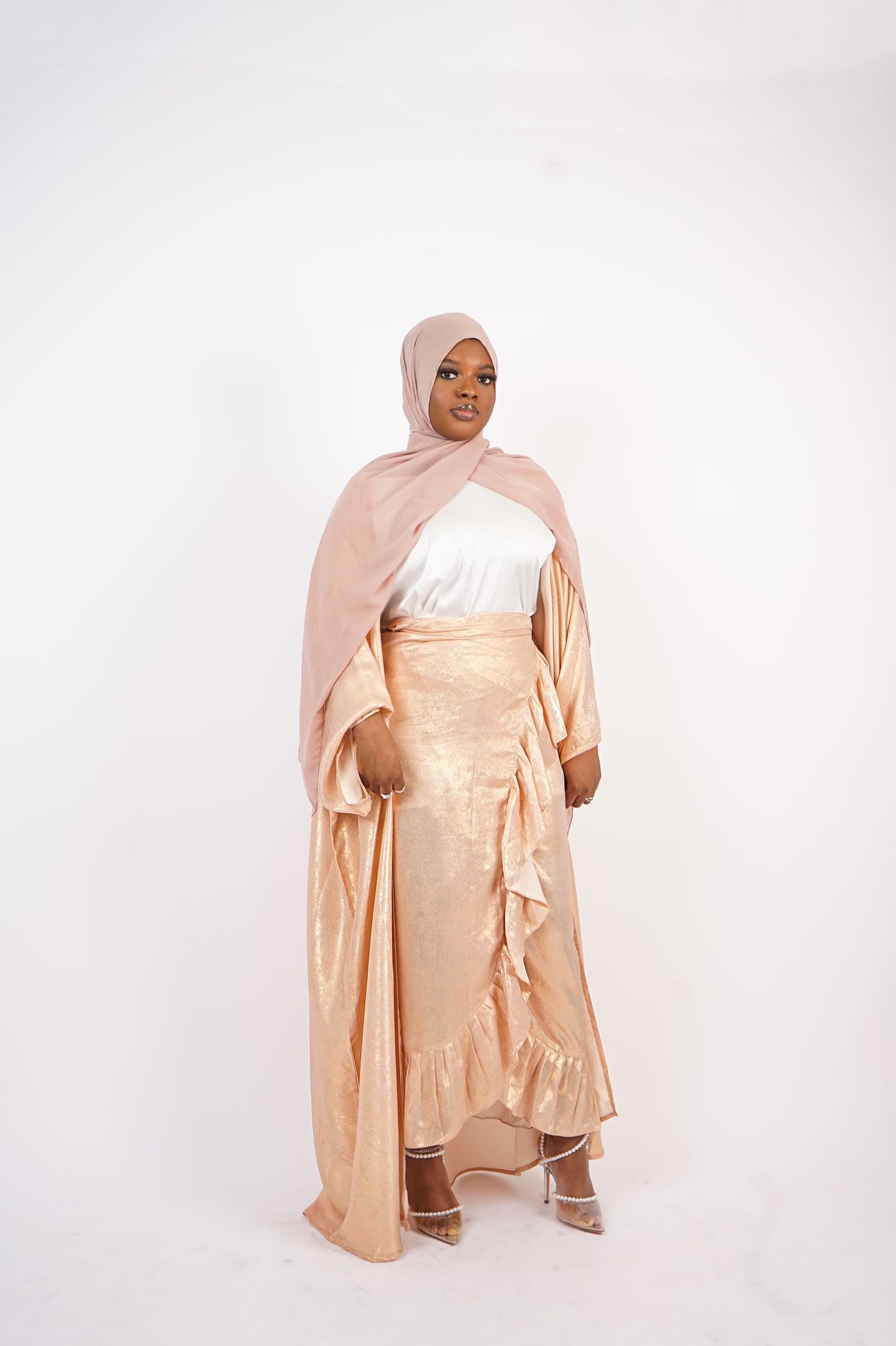 Hara Abaya - Champeign Peach