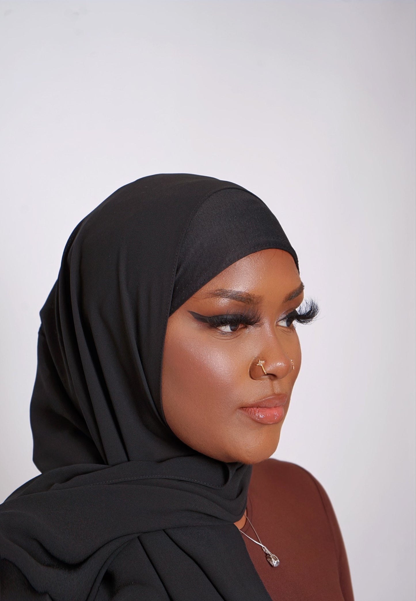 Essential Everyday Chiffon Hijab - Black