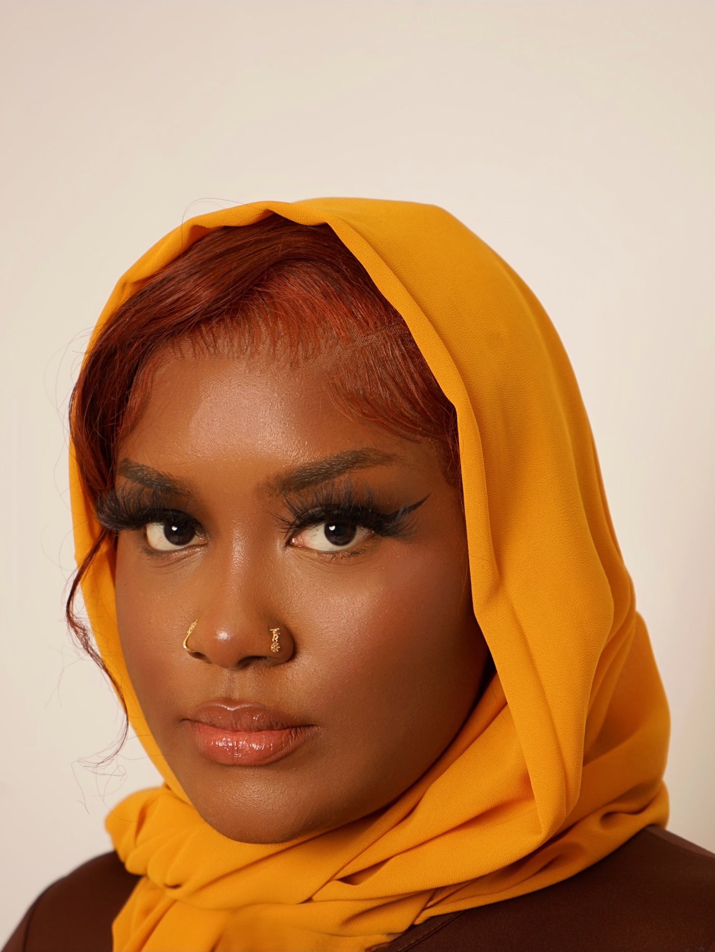 Rashida Chiffon Hijab - Mustard