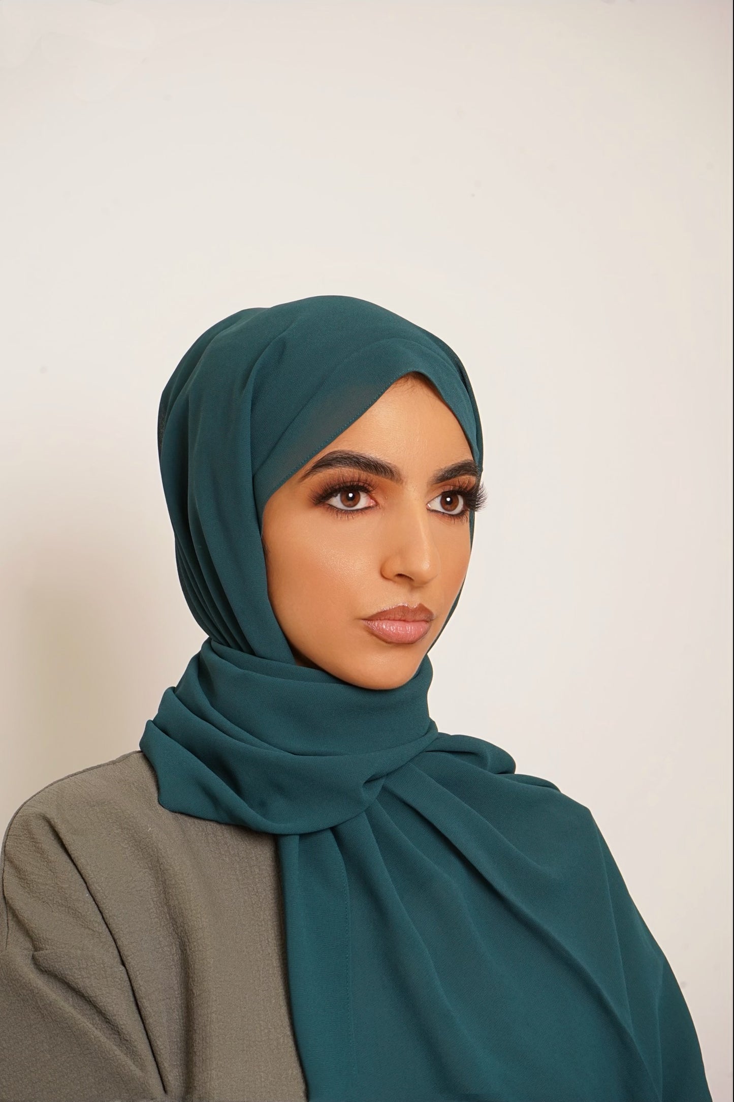 Alard Chiffon Hijab - Chrome Green