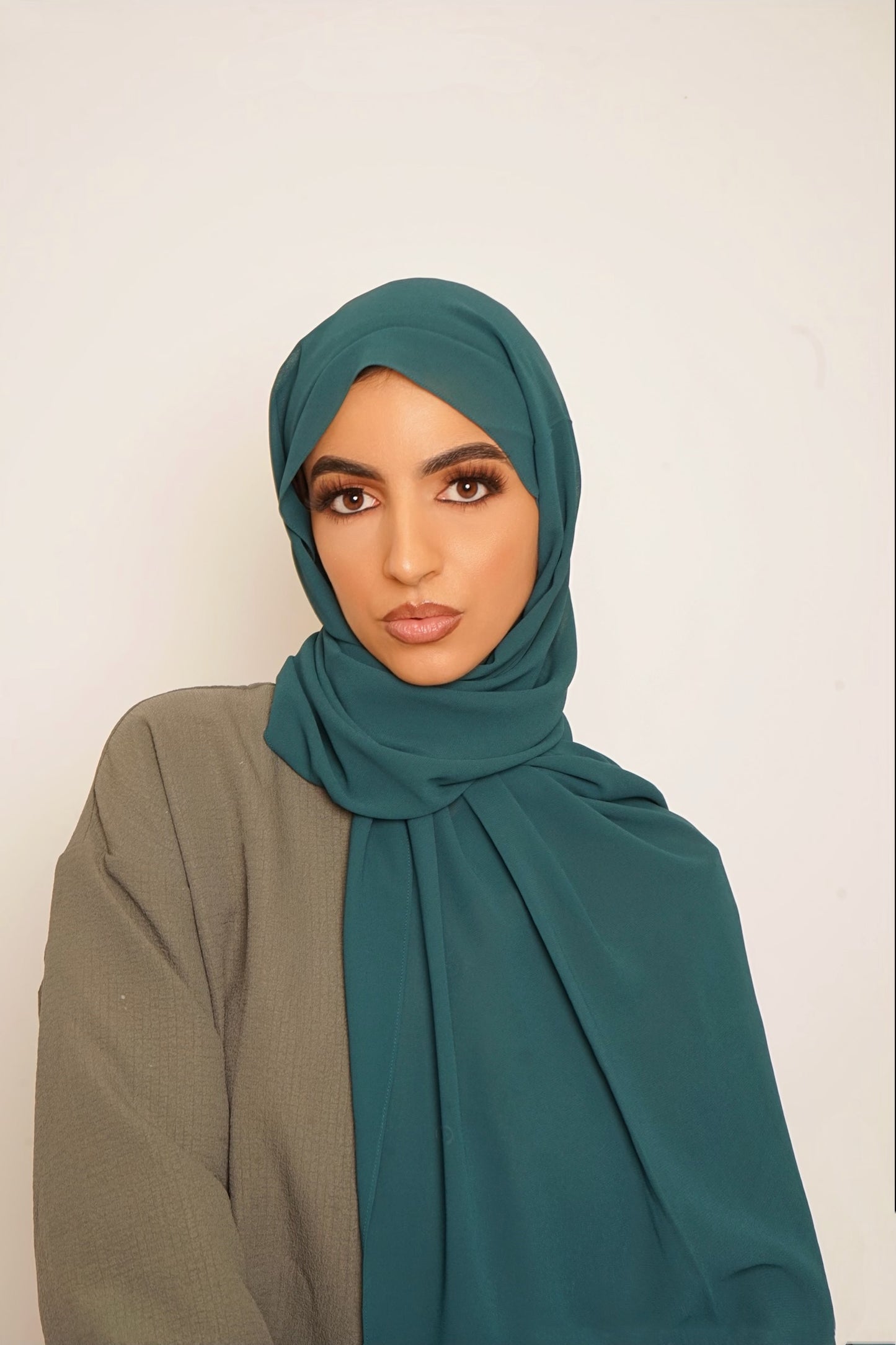 Alard Chiffon Hijab - Chrome Green