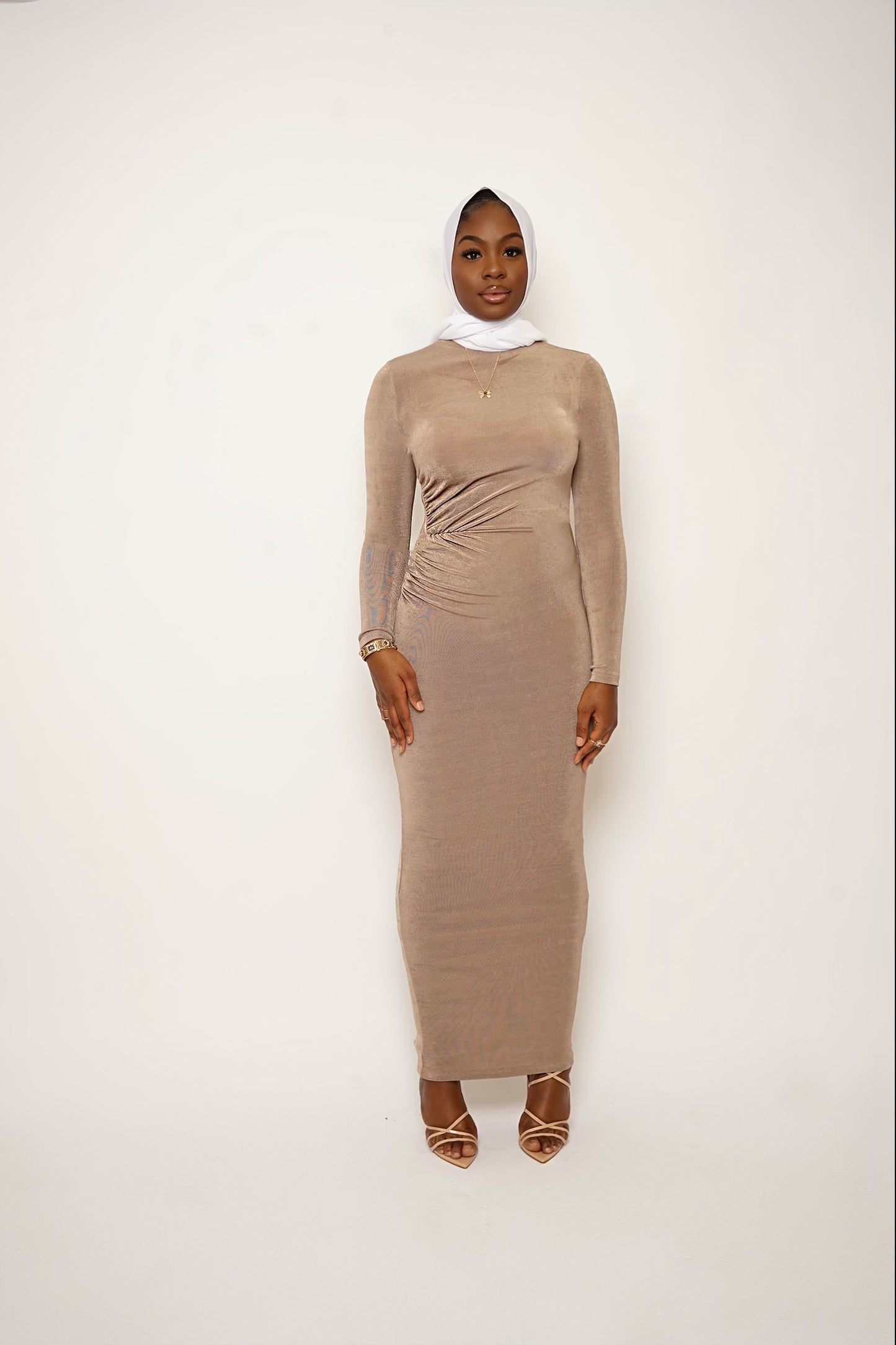 'Lucuile' Nude Dress