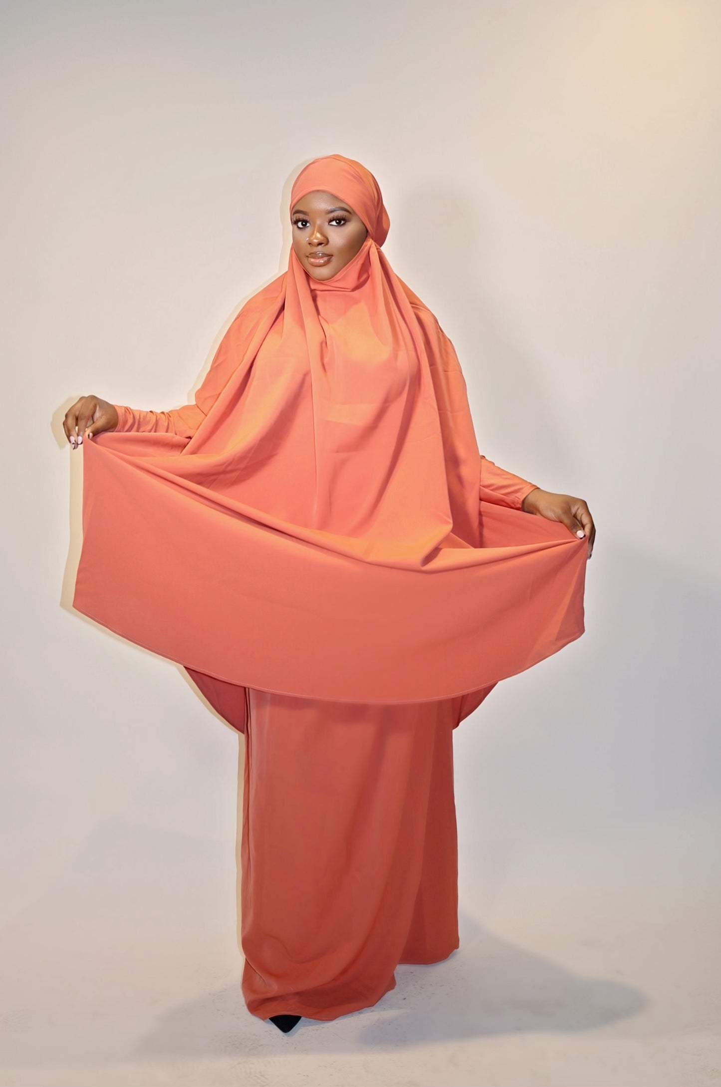 Basit Jilbab - Orange