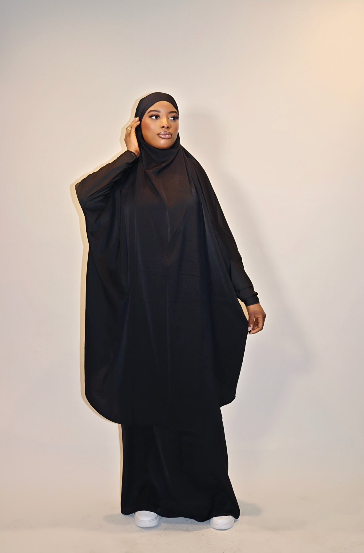 Basit Jilbab - Black